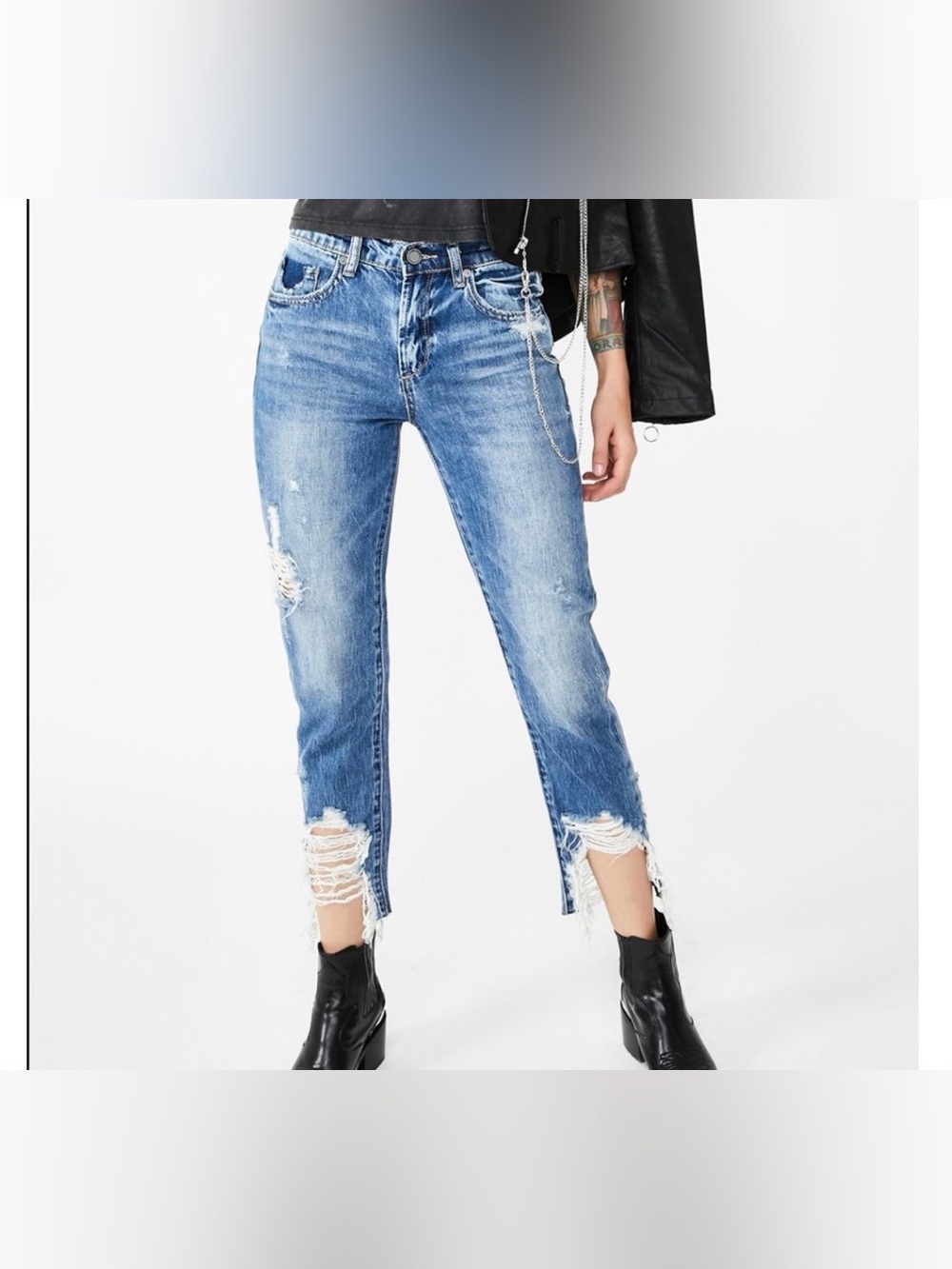 BLANK NYC The Madison High Rise crop / size 27 / NWT